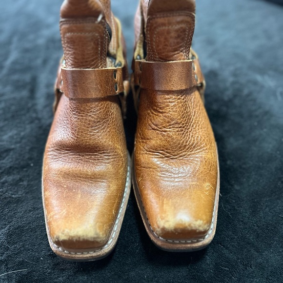 Brown Leather Ankle Boots - Picture 2 of 4